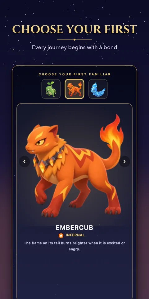 Choosing a starter familiar